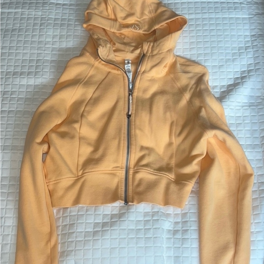 lululemon athletica cropped Scuba Zip-Up Hoodie